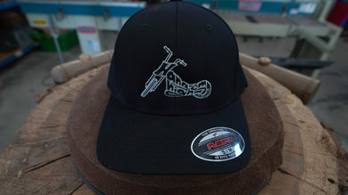 Hang Em High Customs: Black Fitted Cap