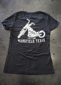 Hang Em High Customs: Ladies V Neck T shirt