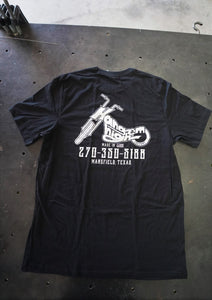 Hang Em High Customs: Black Short Sleeve Shop Shirt