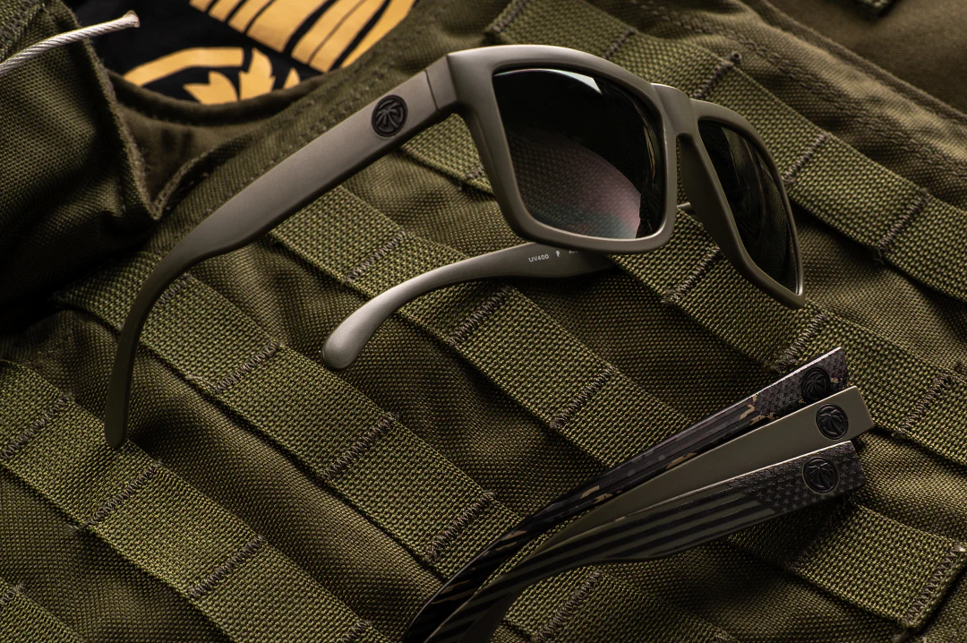 PREORDER] Heat Wave Visual Vise Sunglasses: OD Green Frame – Hang Em High  Customs